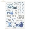 tea, cup, cups, teapot, tea time, Inscriptions, R413